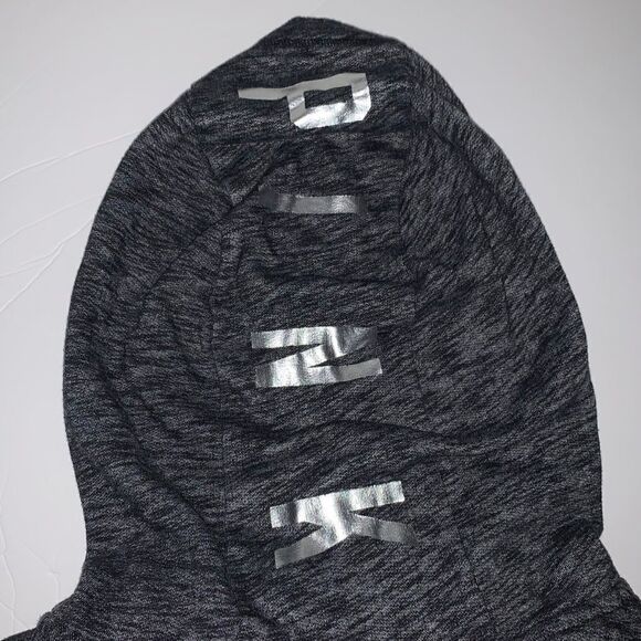 Victoria’s Secret PINK Oversized Gray Zip-Up Hoodie — Size S - Picture 4 of 7